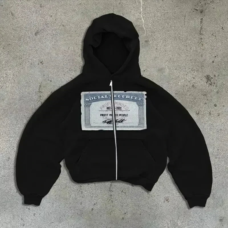 GearUp Y2K Pump Cover – Oversized Zip-Up Hoodie Unisex