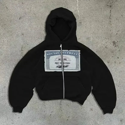 GearUp Y2K Pump Cover – Oversized Zip-Up Hoodie Unisex