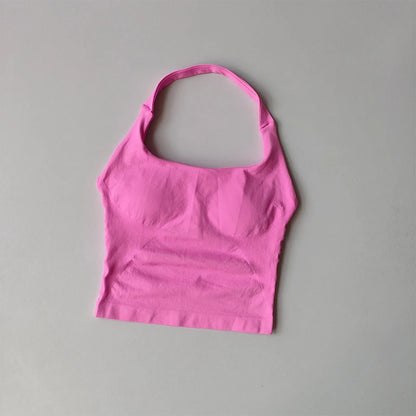 GearUp Neck Halter Gym Top – Women’s High-Support Active Wear