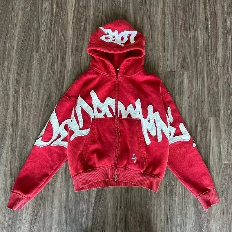 GearUp Y2K Pump Cover – Oversized Zip-Up Hoodie Unisex