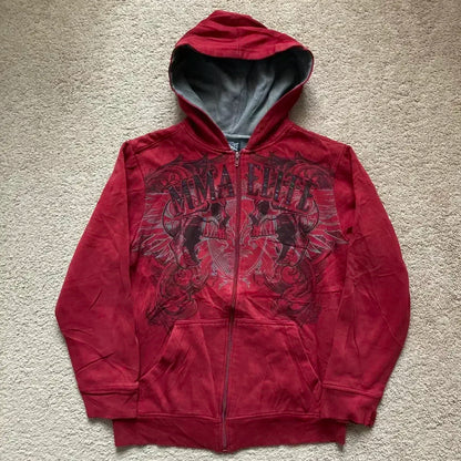 GearUp Y2K Pump Cover – Oversized Zip-Up Hoodie Unisex