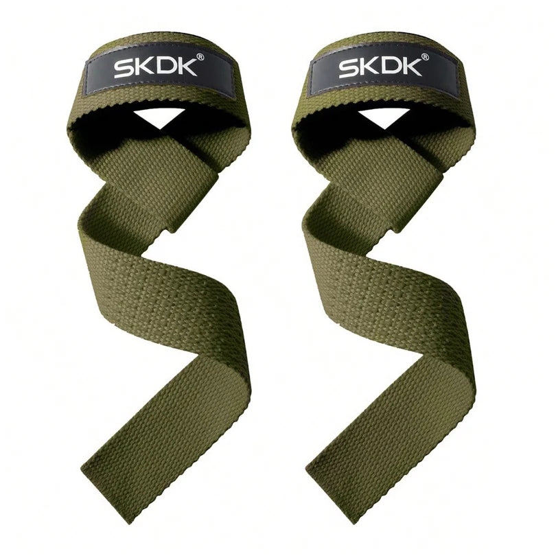 GearUp Weightlifting Straps – 1 Pair Anti-Slip Silicone Wrist Support for Strength Training