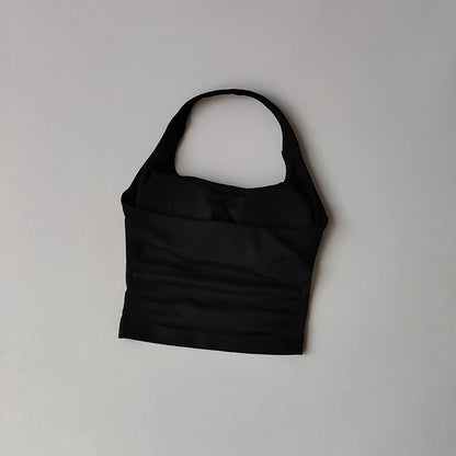 GearUp Neck Halter Gym Top – Women’s High-Support Active Wear