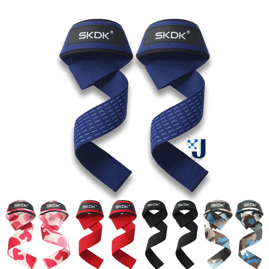 GearUp Weightlifting Straps – 1 Pair Anti-Slip Silicone Wrist Support for Strength Training