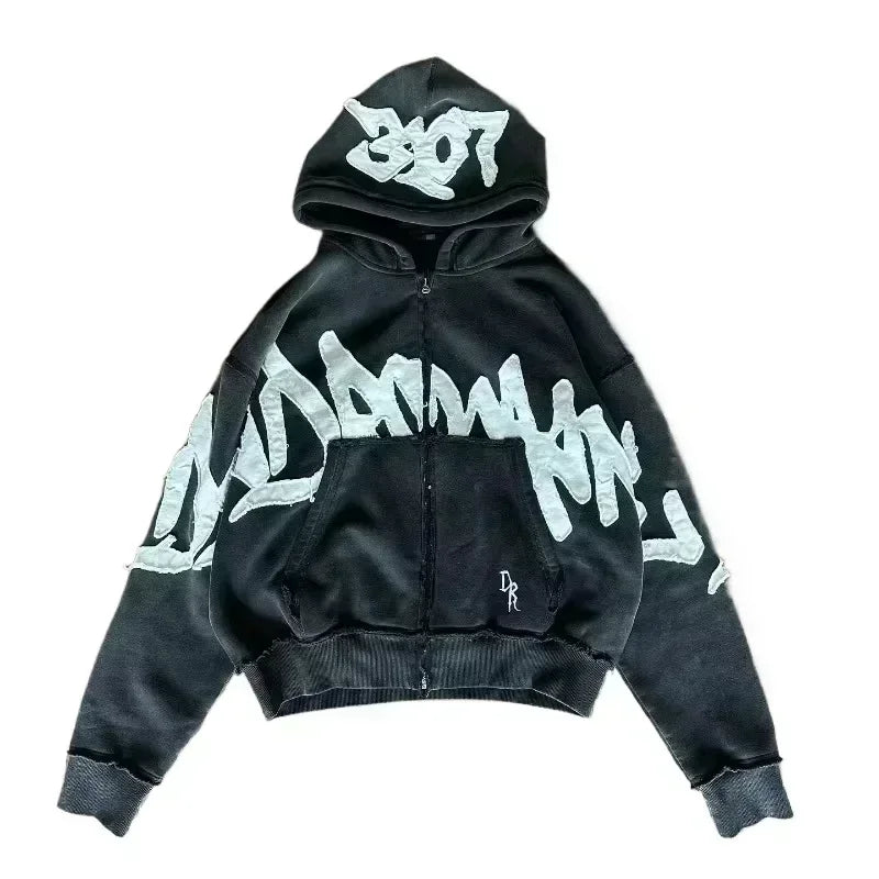 GearUp Y2K Pump Cover – Oversized Zip-Up Hoodie Unisex