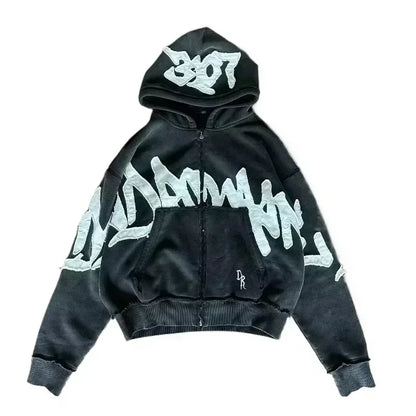 GearUp Y2K Pump Cover – Oversized Zip-Up Hoodie Unisex