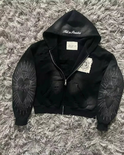 GearUp Y2K Pump Cover – Oversized Zip-Up Hoodie Unisex